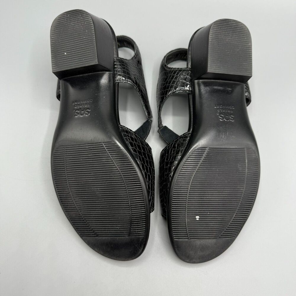 Sas Suntimer Heel Strap Hook And Loop Sandals Hee… - image 7